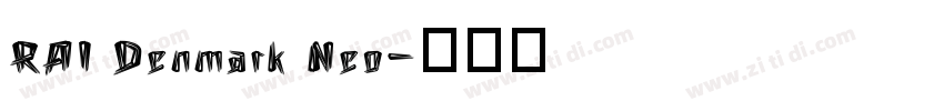 RAI Denmark Neo字体转换